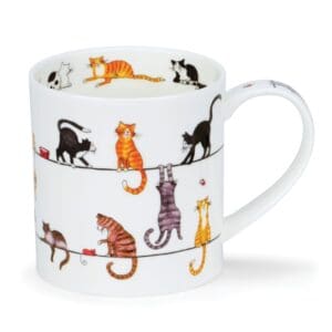 Dunoon Mug Orkney Live Wires Cat