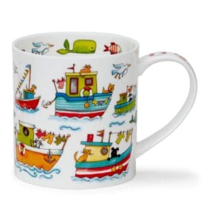 Dunoon Mug Orkney Sail Away Fish Boat
