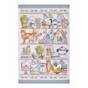 Ulster Weavers Cotton Tea Towel Pantry Cats