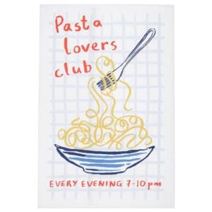 Ulster Weavers Cotton Tea Towel Pasta Lovers Club