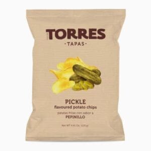 Torres Tapas Pickle Potato Chips 125G