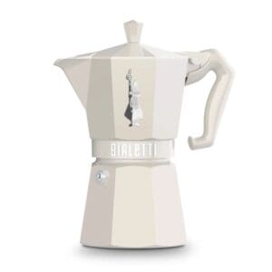 Bialetti Moka Express Exclusive 6 Cup - Cream