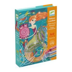 Djeco Glitter Boards Set - Mermaids