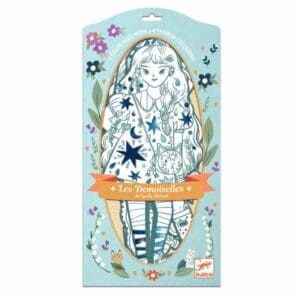 Djeco Les Demoiselles Colour-In Cards – Angel & Friends