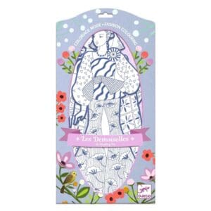 Djeco Les Demoiselles Colour-In Cards – Laura & Friends
