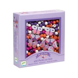 Djeco Wooden Bead Set - Butterflys