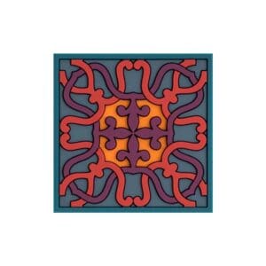 Images d’ Orient Vagabonde Tulle Soie Coaster