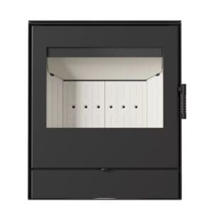 Kratki Rollo Squared 2 Wood Burning Fireplace