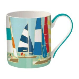 Museums & Galleries Fine China Mug - Yacht Race