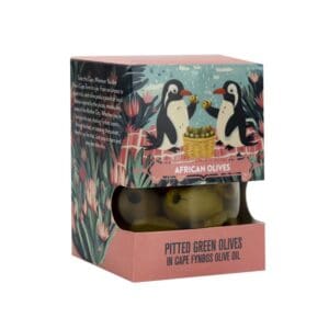 African Oils Pitted Green Olives - Fynbos Olive Oil