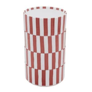 Art de Olivia Lightseekers Cereal Bowl Set of 4 Red