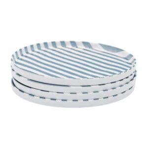 Art de Olivia Lightseekers Dinner Plate Set of 4 Blue