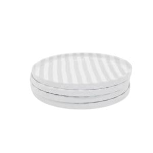 Art de Olivia Lightseekers Side Plate Set of 4 Grey