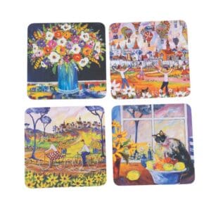 Portchie Coaster Set - Hot Air Balloon