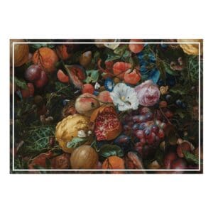 Anna-Maud Vinyl Placemats De Heem's Fruit