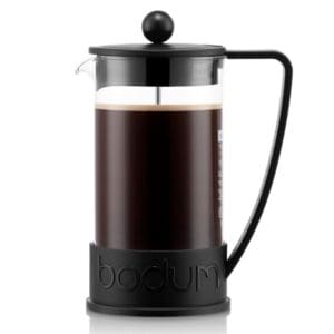 Bodum Brazil French Press/Coffee Plunger Black 8 Cup