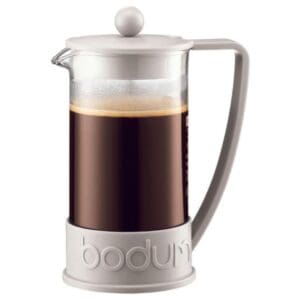 Bodum Brazil French Press/Coffee Plunger White 8 Cup