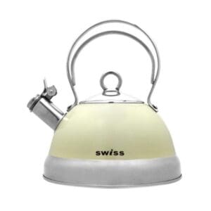 Swiss Gourmet Whistling Kettle 2.5L Cream