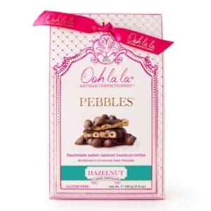 Ooh La La Hazelnut Pebbles Dark Chocolate 150G